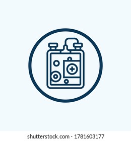 icono plaquetario aislado en el fondo blanco de la recolección de sangre. icono de plaqueta moderno y moderno símbolo de plaqueta para logotipo, web, app, 