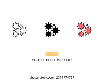 Platelet Icon. Thrombocyte Blood Cell Symbol Stock Illustration. Vector Line Icons For UI Web Design And Presentation