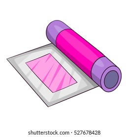 Platen for printing machine icon. Cartoon illustration of platen for printing machine vector icon for web design