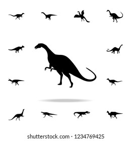 Plateosaurus icon. Detailed set of dinosaur icons. Premium graphic design. One of the collection icons for websites, web design, mobile app