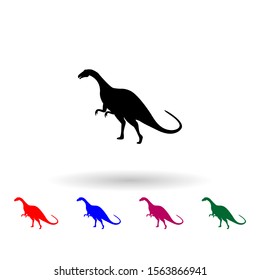 Plateosaurus multi color icon. Simple glyph, flat vector of dinosaur icons for ui and ux, website or mobile application