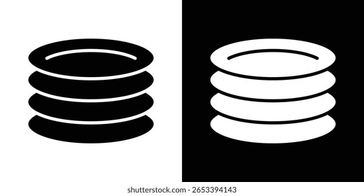 Plates icon Vector scalable graphics