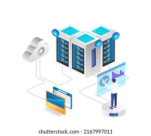 Platform controlling and maintaining cloud server