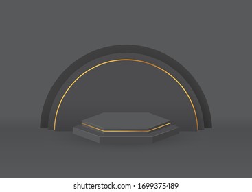 Platform for design,Blank product stand 