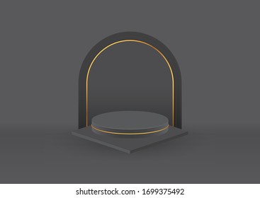 Platform for design,Blank product stand 