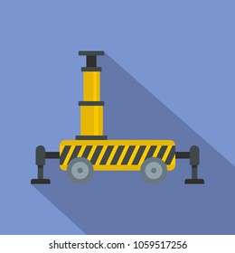 Platform equipment icon. Flat illustration of platform equipment vector icon for web