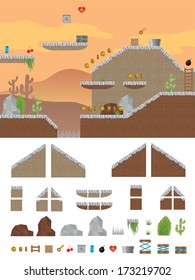 Platform Game Western