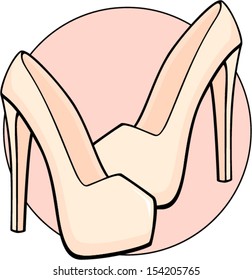 platform high heels shoes
