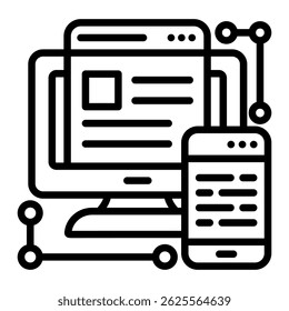 Elemento de icono de plataforma para diseño