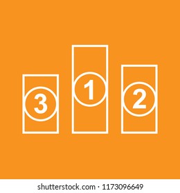 Platform icon, stock vector illustration, EPS10.