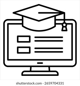 Ilustración vectorial de iconos de contorno de plataforma