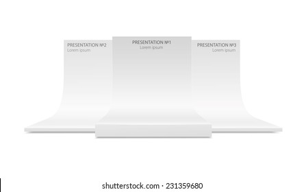 Platform for presentations and place for your design.