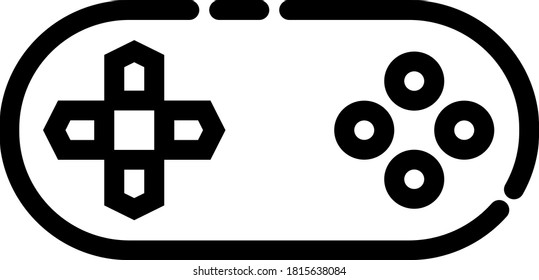 Platform Stick Game Genre Vector Illustration Icon