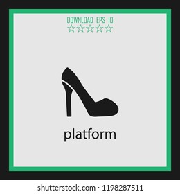 platform  vector icon