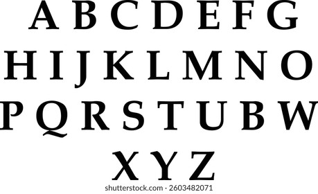 Platia  Font style vector on white background 
