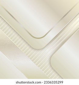 Platinum background with different textures and orange line. Art deco background with lines and surfaces