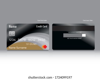 Platinum Credit Card Artwork Design