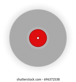 Platinum Record icon. Vector illustration. Vector illustration