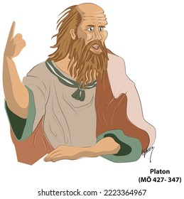 Plato, Ancient Greek philosopher and sage. Mathematics, Philosophy.