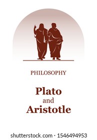 Plato And Aristotle. Philosophy. Ancient Greece