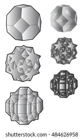 Platonic solids of the ancient world