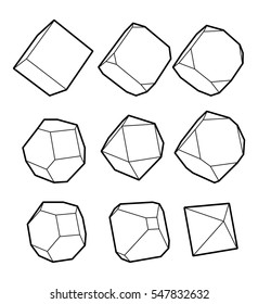 Platonic solids and geometric shapes