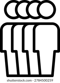 Platoon Vector Design Icon Style