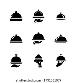 icono de bandeja o logotipo símbolo de signo aislado ilustración vectorial - Colección de iconos vectoriales de estilo negro de alta calidad
