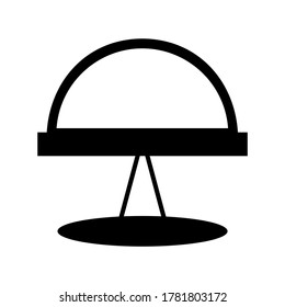 Icono de la plataforma o logotipo símbolo de signo aislado ilustración vectorial - iconos vectoriales de estilo negro de alta calidad
