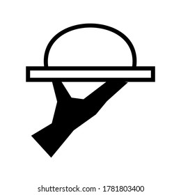 Platter icon or logo isolated sign symbol vector illustration - high quality black style vector icons

