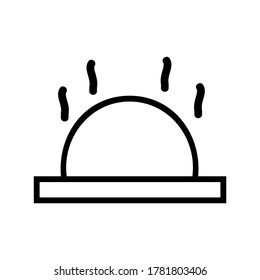 Platter icon or logo isolated sign symbol vector illustration - high quality black style vector icons
