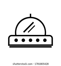 Platter icon or logo isolated sign symbol vector illustration - high quality black style vector icons

