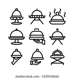 Plattersymbol oder Logo einzeln auf Zeichen, Vektorgrafik - Sammlung hochwertiger Vektorsymbole in schwarzem Stil
