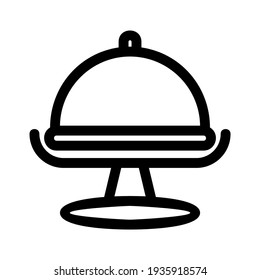 icono de bandeja o logotipo símbolo de signo aislado ilustración vectorial - iconos vectoriales de estilo negro de alta calidad
