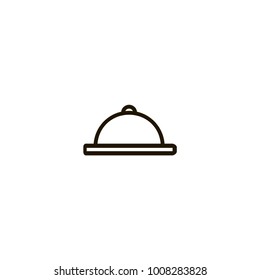 platter icon. sign design