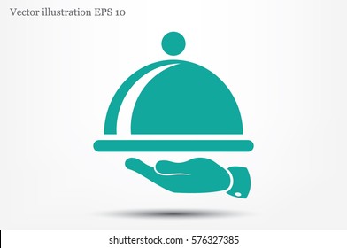 platter icon vector illustration.
