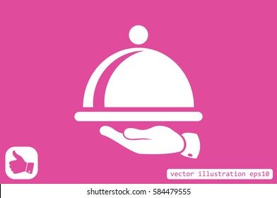 platter icon vector illustration.