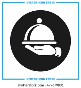 platter icon vector illustration eps10.
