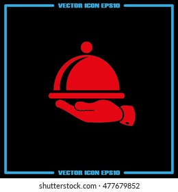 platter icon vector illustration eps10.