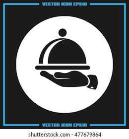 platter icon vector illustration eps10.