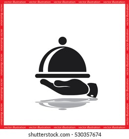 platter icon vector illustration eps10.
