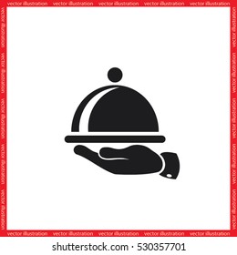 platter icon vector illustration eps10.