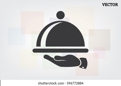 platter icon vector illustration eps10