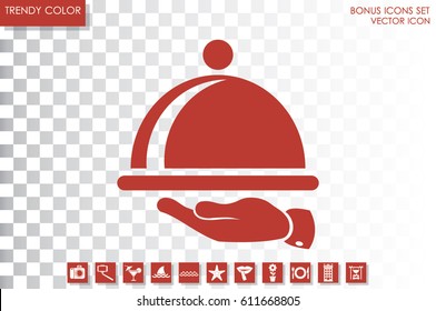 platter icon vector illustration eps10