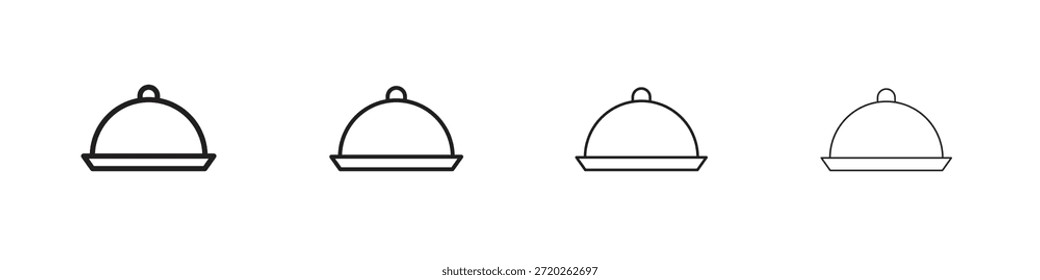 Plattensymbole Umrissvektorsymbol