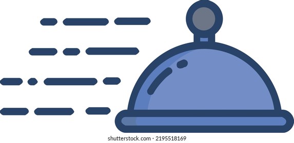 platter vector concept on white background. isolated illustration icon