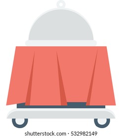 Platter Vector Icon