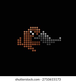 Platypus 8-Bit-Pixel-Kunstzeichen
