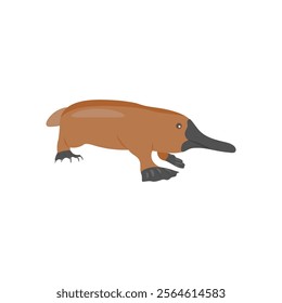 Platypus Australian Symbol Vector Illustration