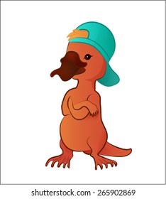 Platypus cartoon character